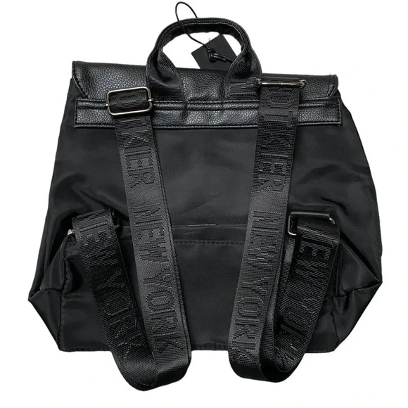 Botkier New York Mini Trigger Backpack Black Nylon NWT Convertible Designer Bag - Picture 8 of 16